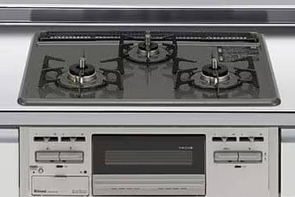 LIXIL リシェルSI 3口ガスコンロ・ホーロートップタイプ