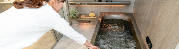 ショールーム見学の様子