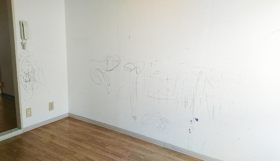 落書きのある壁