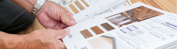 ショールーム見学の様子