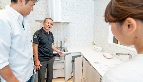 収納が足りない様子