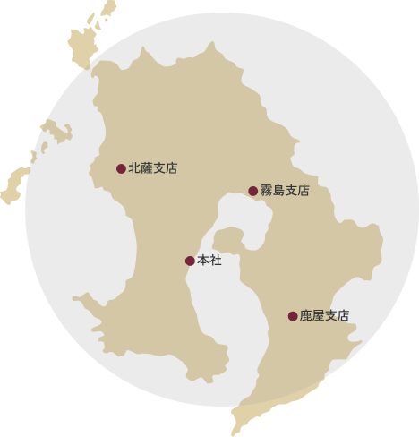鹿児島県地図