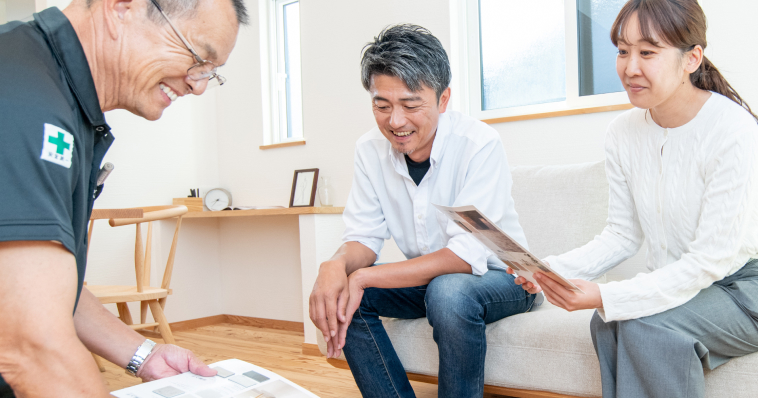 お客様との対話の様子